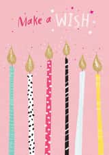 Birthday Candles make a wish card. created by cory reid