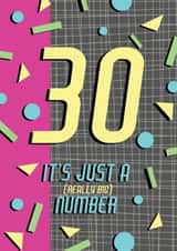 Funny 30th Birthday Card created by Inkabilly