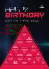Happy Birthday Pyramid Puzzle created by Ultimate Quest