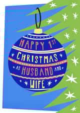 Husband and a wife 1st Christmas created by Running with Scissors