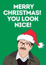 Friday Night Dinner Christmas Card featuring Jim created by Highgrove Cards