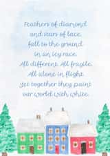 White Christmas Poem created by Rhymes To Remember