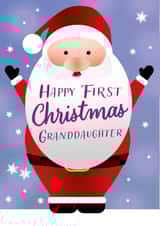 Happy 1st Christmas Granddaughter created by Yeti Design
