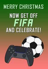 Fifa Gaming Christmas Card created by Daft as Duck