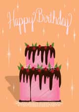 Hppy Birthday Cake Card created by Liisa Petrocchi