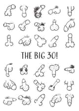 The Big 30 Birthday Card created by Replay Prints