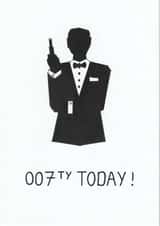 James Bond 70th Birthday Card created by Ow Cards