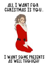 All l want for Christmas is…presents! created by Laura Did That