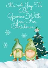 Christmas Gnome With You Card created by Cute Little Gems