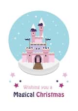 Magical Christmas Globe Castle created by Roger Bear Designs