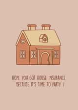 Funny New home Card 1000 created by Highgrove Cards