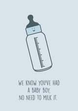 New Baby Boy Card created by Highgrove Cards