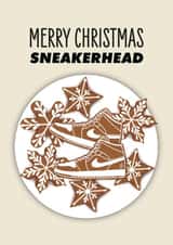 Sneaker Christmas Cookie Card created by Lauren Fernandes Designs