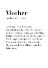 Mother meaning card created by Stephenie Emily