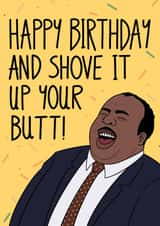 The Office Birthday Card created by Luke Oxtoby