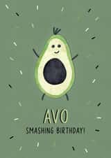 Avo Smashing Birthday! created by Tiia Mari Designs