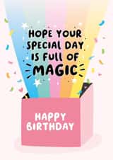 Magic Birthday Card created by Macie Dot Doodles