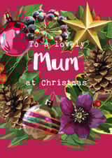 A Beautiful Christmas card for your lovely Mum created by Sarah Kelleher