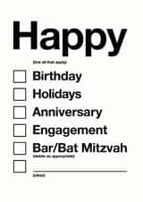 Emergency Greeting Card created by Matt Windsor