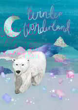 Winter Wonderland Polar Bear Christmas Card created by PearlyPea 