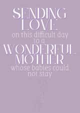 Baby Loss Card 1002 created by Esther the Sketcher