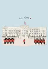 Pretty British New Home Card - Buckingham Palace - New Home created by Georgina Hart