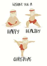 Yogi Santa Christmas Card created by Wednesday's Wombat