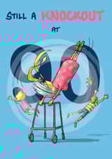 90th birthday knockout created by Bryony Jackson Walters