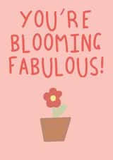 You’re blooming fabulous! Flower thank you card created by Olives Designs