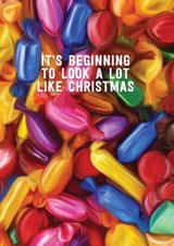 Colourful Quality Street Christmas Card created by Wit & Wisdom