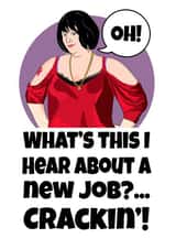 Nessa New Job Card  created by Hint of Sarcasm