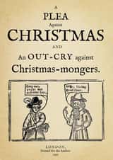 A Plea Against Christmas Historical Anti-Christmas Card created by Wit & Wisdom