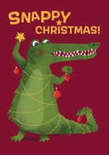 Snappy Christmas Crocodile created by Suzanne Brearley Design