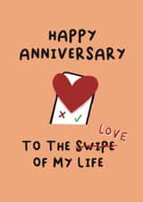 Happy Anniversary to the Swipe of my Life created by Design Strikes | Leanne