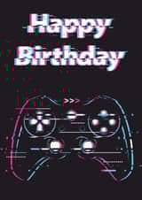Birthday Card for gamers created by Kelman Cards