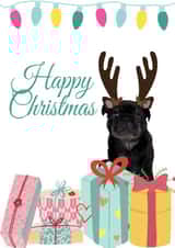 Happy Christmas pug lover created by Made by Betty