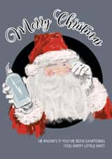 Sanitizing Santa created by Sophie Hilton Designs