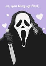 Ghostface Love Card created by Blush Boulevard
