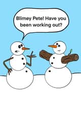 Blimey Pete!  created by Fat Cat Cards