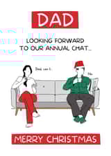 Quality time with Dad Christmas card 1001 created by I Made A Funny!