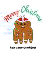 Christmas Cute Ginger Bread Card created by Lolly's