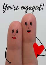 Engagement Card- Unique design created by Made by Betty