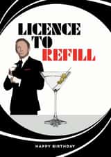 Happy Birthday James Bond 1001 created by Peter De Wreede