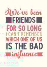 Friendship celebration Card created by Thankful Cards