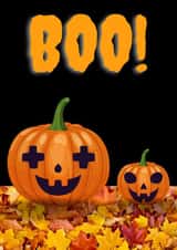 Halloween Boo! Pumpkins created by Julia Cafferkey