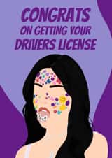 Congrats On Getting Your Drivers License Card created by TORIAillustration