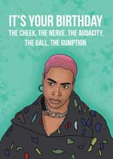 Drag Race UK - Tayce Birthday Card created by Glow Up Designs