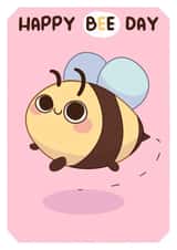Cute Bee Pun Birthday Card created by Abigail Taras