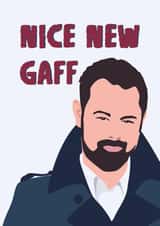 Funny Danny Dyer New Home Card - Nice New Gaff created by Quinton cards