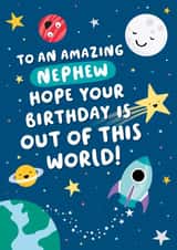 Space Nephew Birthday Card created by Macie Dot Doodles